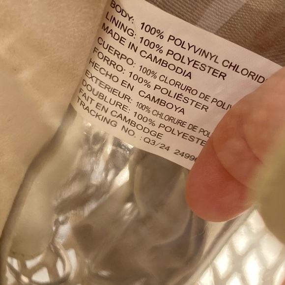 NWT STEVEN MADDEN CROSSBODY BAG COLOR BEIGE TRANSPARENT - Picture 7 of 8